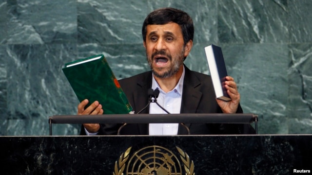 El presidente Ahmadineyah en la ONU