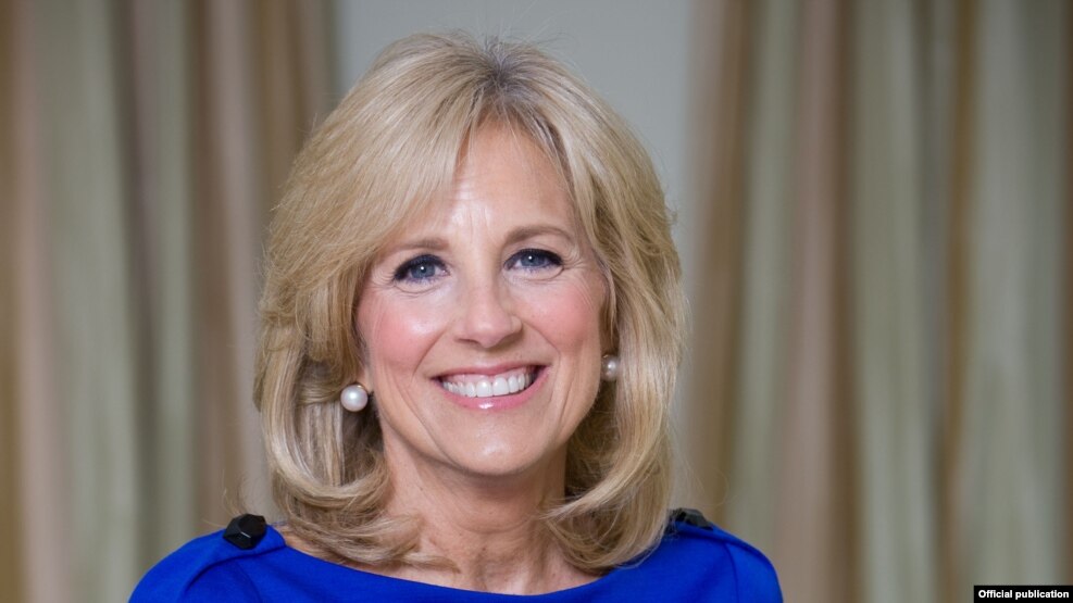 Jill Biden. Foto de Ralph Alswang publicada en www.whitehouse.gov.