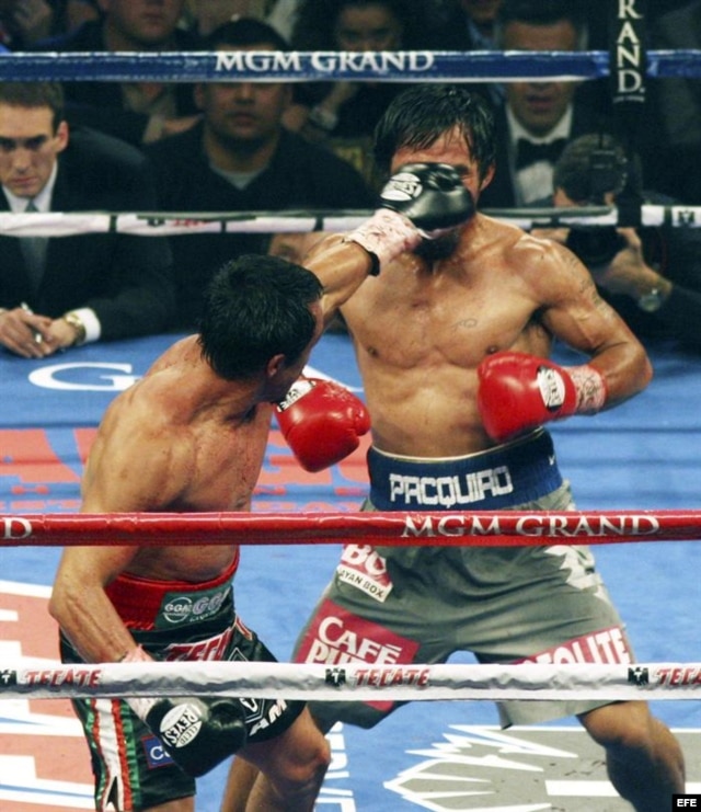 Márquez noqueó a Pacquiao.
