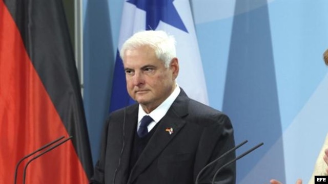 El  presidente panameño, Ricardo Martinelli.