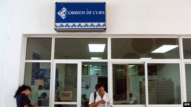 Oficina de correos en Cuba.