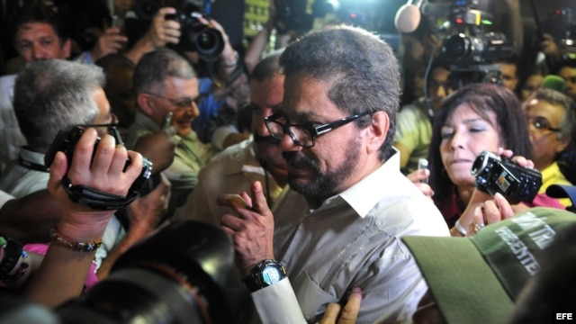 Luciano Marín Arango, alias "Iván Márquez", número dos de las FARC. 