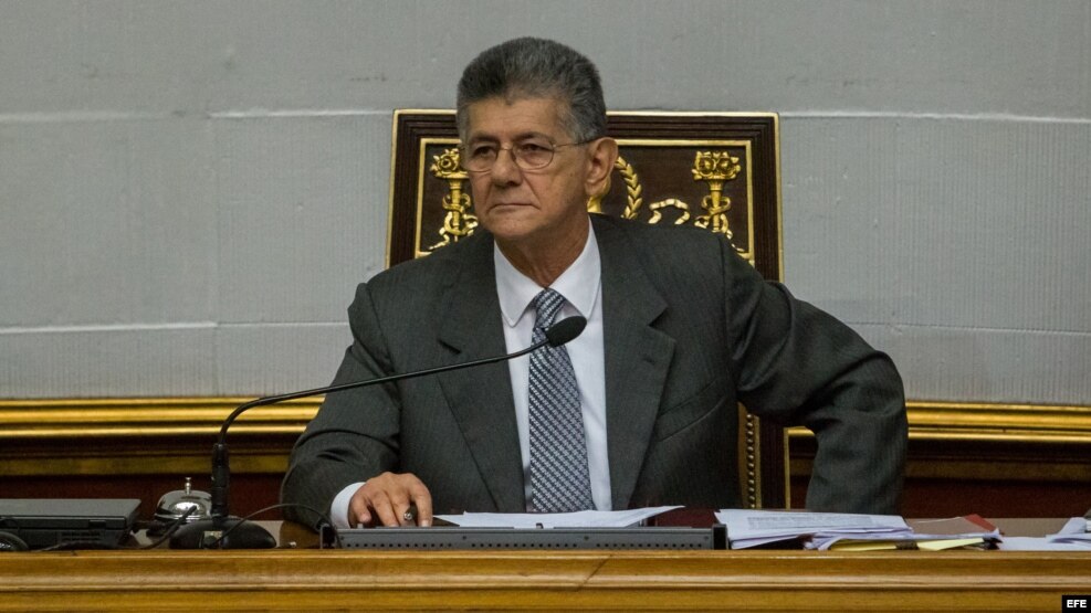  El presidente de la Asamblea Nacional de Venezuela, Henry Ramos Allup