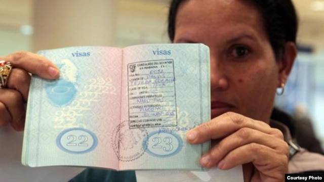 Los cubanos necesitan visa de turista para viajar a Ecuador desde el 1 de diciembre. Foto: "El Comercio".