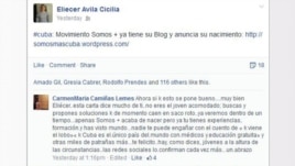 Página de Facebook de Somos+