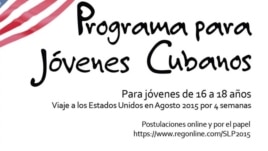 Convocatoria al Programa de Liderazgo para Jóvenes Cubanos.