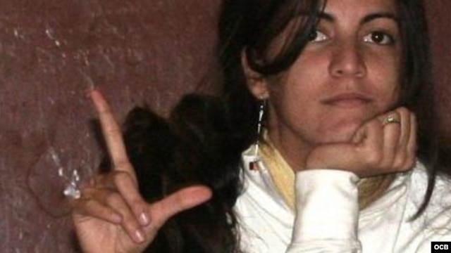 Rosa María Payá, en una foto tomada del blog del MCL.