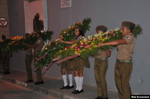 Santiago de Cuba duelo por muerte de Fidel