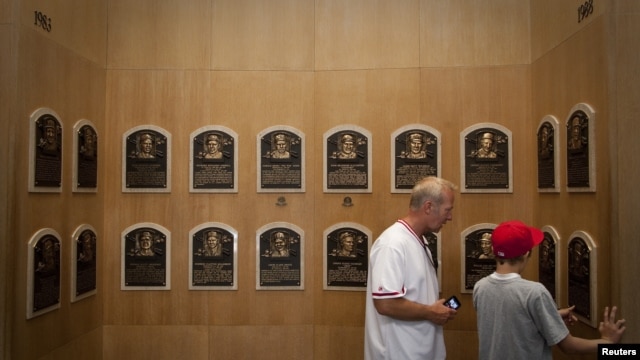  National Baseball Hall of Fame in Cooperstown, New York.
