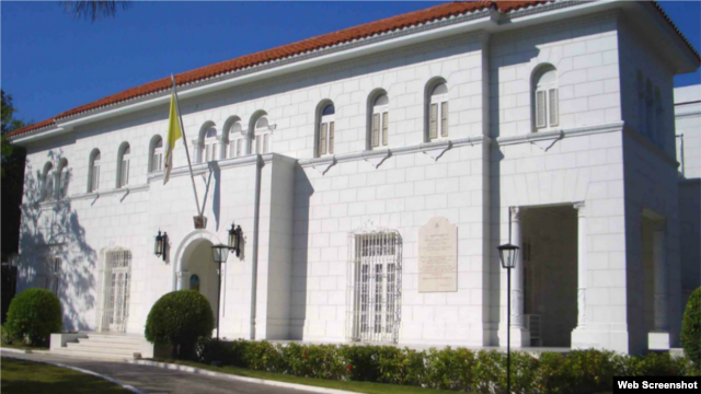 La sede de la Nunciatura de La Habana