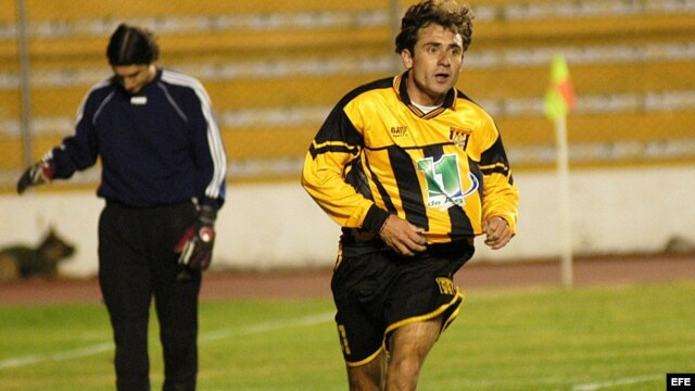 Archivo - Jugador de The Strongest de La Paz.  
