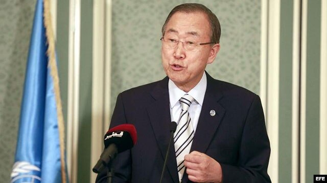 El secretario general de Naciones Unidas, Ban Ki-Moon.