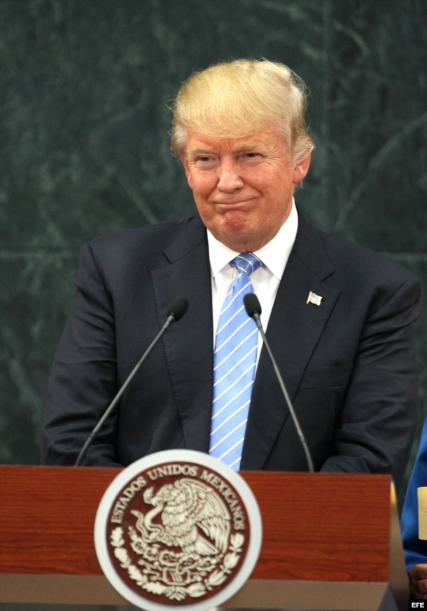 El candidato republicano a la presidencia de Estados Unidos, Donald Trump.