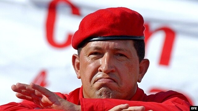Fotografía de archivo del presidente venezolano Hugo Chávez. 