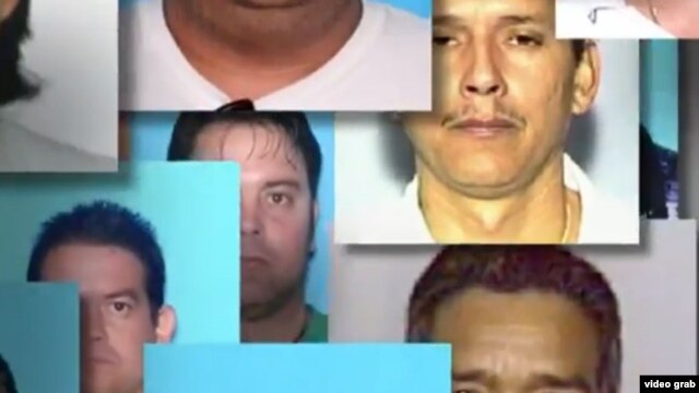 Mugshots de delincuentes cubanos en EE:UU: