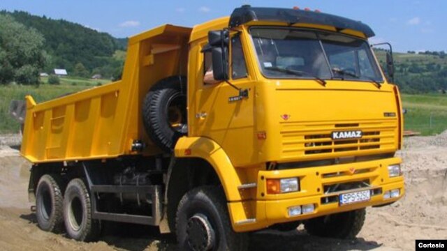 Camion Kamaz de fabricación rusa 