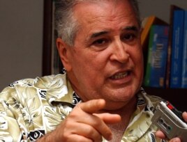 El observador cubano de Derechos Humanos Elizardo Sánchez.