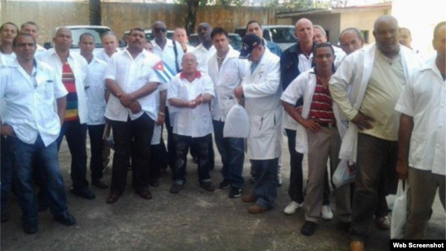 Brigada médica cubana en Liberia.
