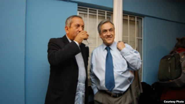  Marambio y el presidente Piñera