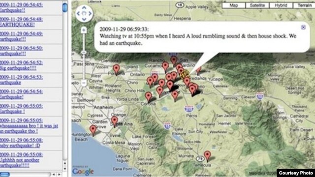 Twitter Earthquake Detection TED