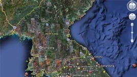Mapas de Corea del Norte y Sur en Google