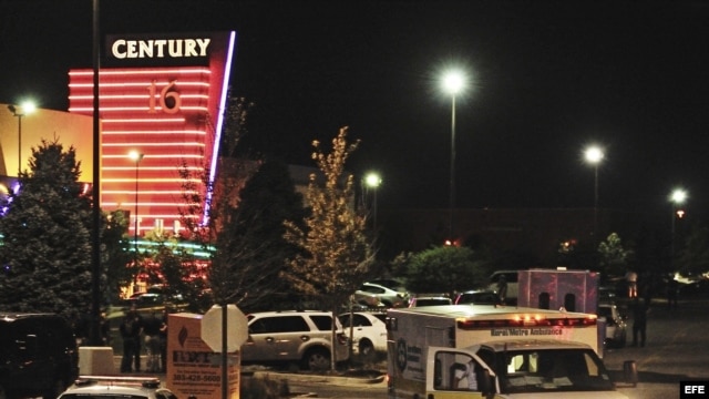 Cina Aurora en Colorado donde ocurrió la mantanza 