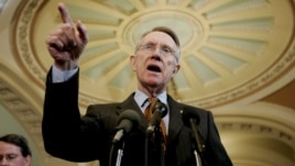 El líder de la mayoría demócrata del Senado de  EE. UU., Harry Reid 