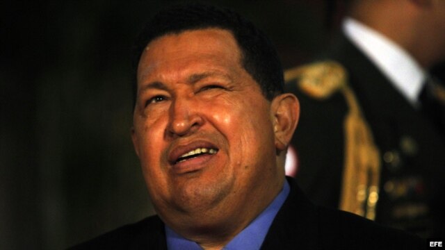 Hugo Chávez durante la visita de una delegación rusa a Caracas.Archivo. 