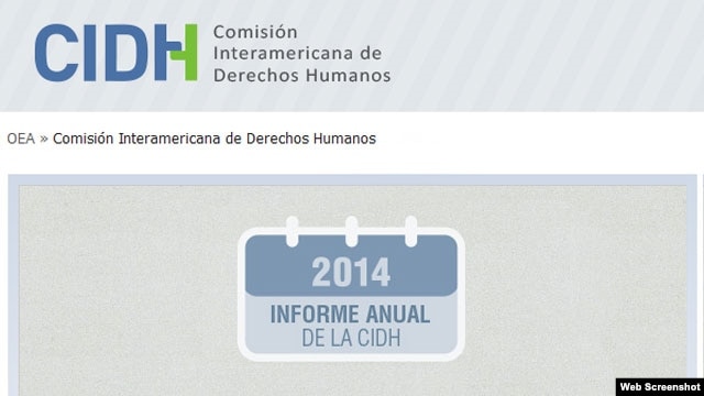 CIDH otorga nuevamente peor nota en Derechos Humanos a Venezuela y Cuba.