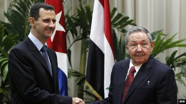 VISITA DEL PRESIDENTE SIRIO, BACHAR AL ASAD, A CUBA