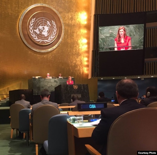 Samantha Power en la ONU