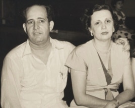 Mariano Esteva Lora y su esposa Mercedes