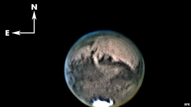 Imagen del planeta Marte. EFE/IAC/Casado y Serra-Ricart