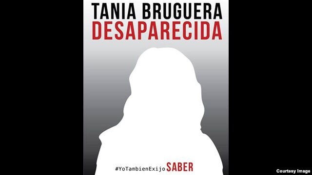 Tania Bruguera desaparecida.