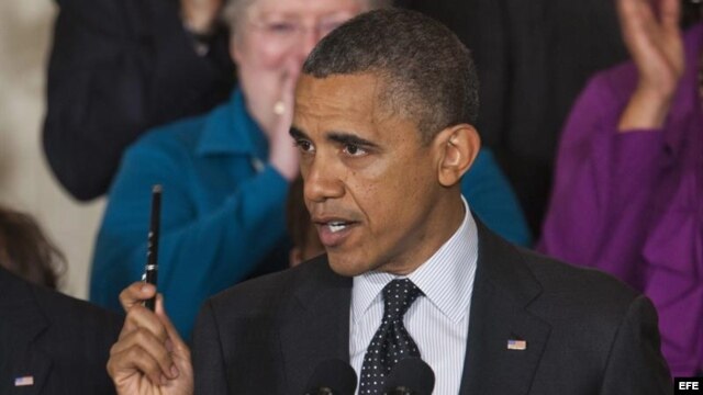 El presidente estadounidense, Barack Obama, ofrece la primera rueda de prensa en la Casa Blanca tras haber ganado la reelección.