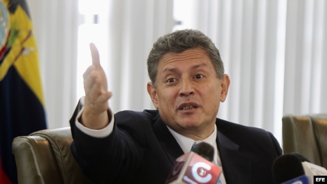 Fotografía de archivo expresidente del Directorio del Banco Central de Ecuador, Pedro Delgado