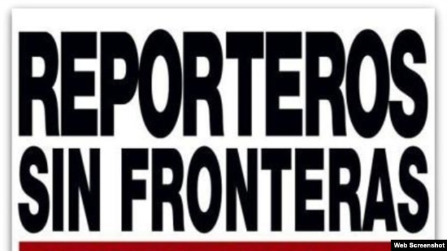 Logo de la organización Reporteros Sin Fronteras