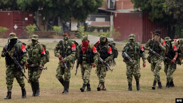 Guerrilleros del ELN. Archivo.