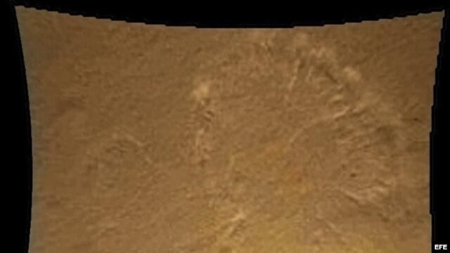 Foto enviada por el robot explorador Curiosity. 