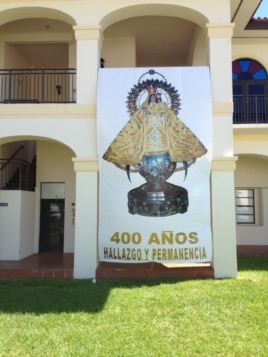 Imágen de la Virgen en la Ermita de la Caridad