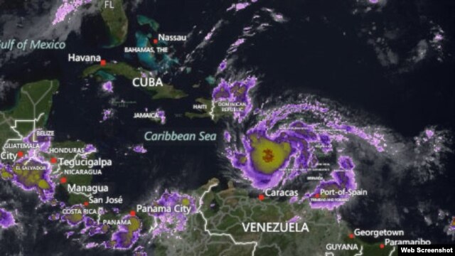 Mapa de la trayectoria de Isaac