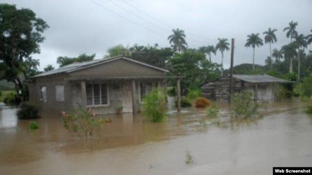 Inundaciones en Yaguajay