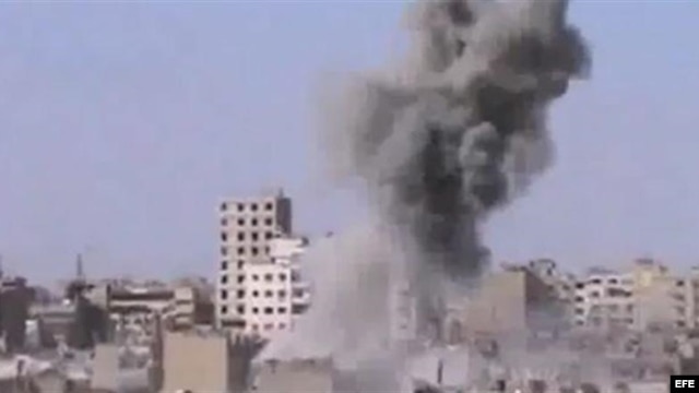 Bombardeo en Siria. Archivo