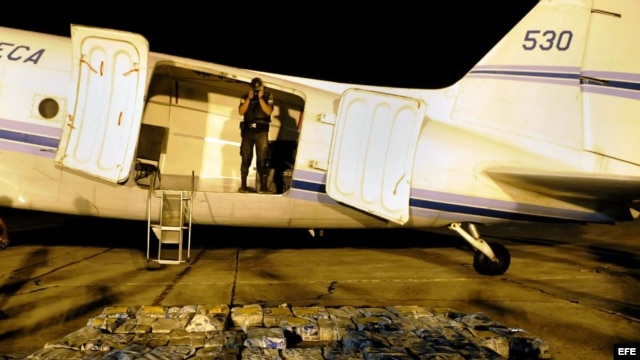 Avión, drogas. Archivo.