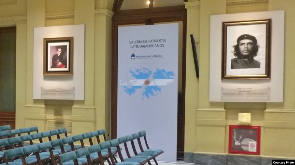 Galería de los Patriotas Latinoamericanos en la Casa Rosada de Argentina.