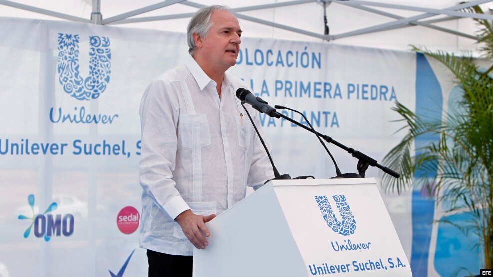 EMPRESA HOLANDESA UNILEVER COLOCA PRIMERA PIEDRA PARA SU FÁBRICA EN CUBA