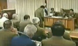 El tribunal de honor militar que juzgó a Arnaldo Ochoa.