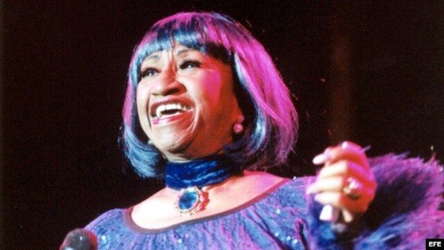 La cantante cubana Celia Cruz/ Foto de archivo