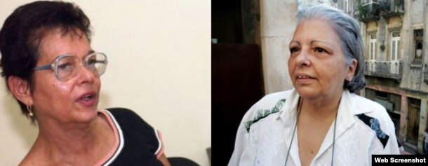 Miriam Leyva (izq.) y Martha Beatriz Roque (der.)