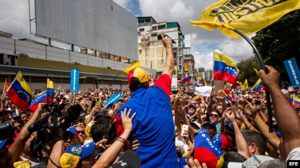 La "Toma de Caracas" en imágenes